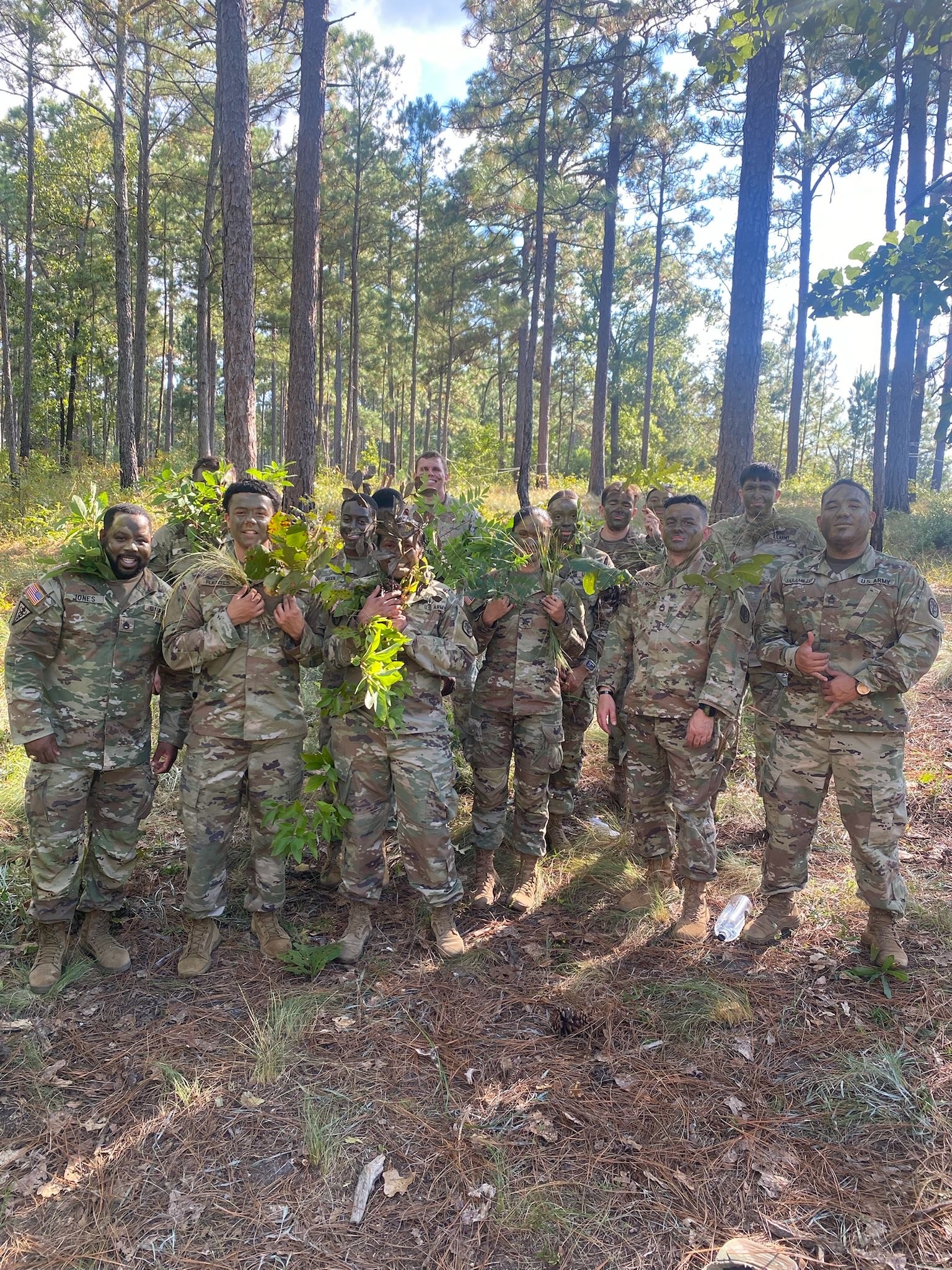 Support personnel from across the VRAs validating AWT lane (Visual Signal and Camouflage) Photo Credit: 1SG Montenegro